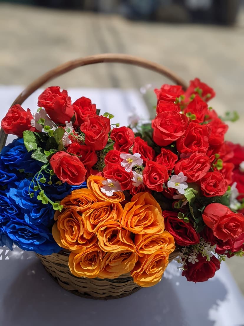 Colorful Mixed Rose Bouquet - Premium cake from Adolay Cakes & Confectionery