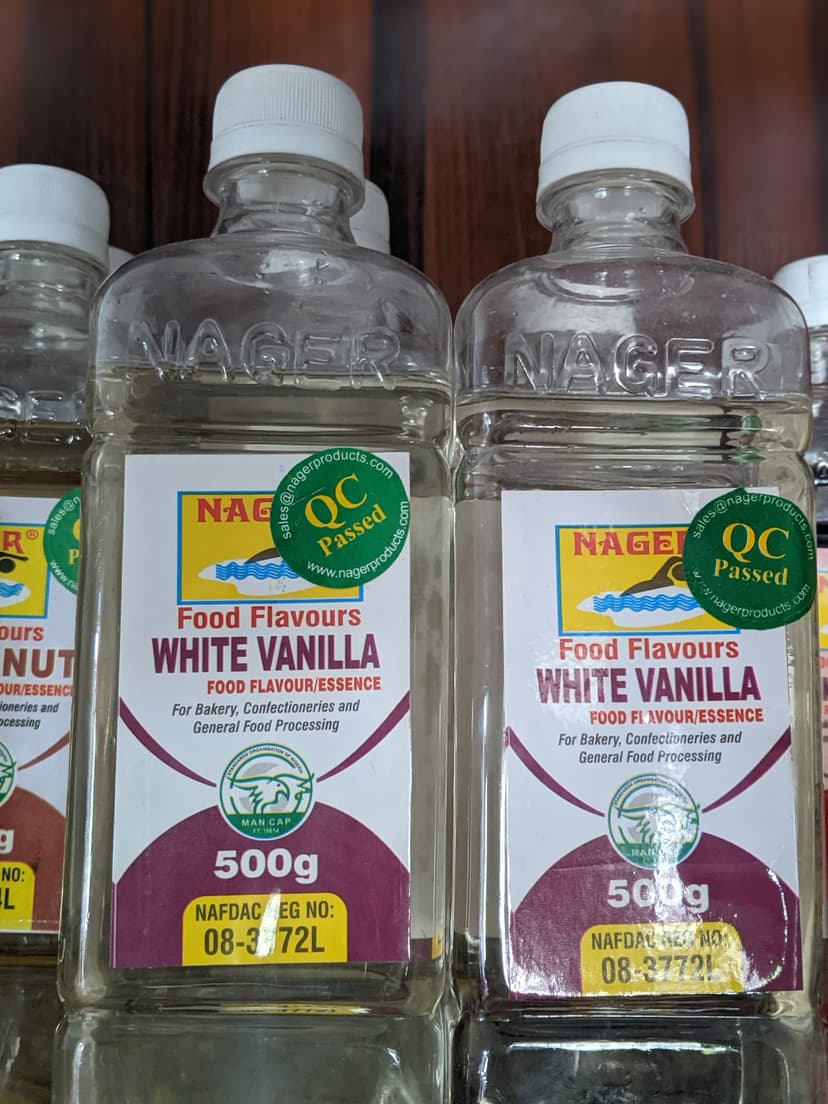 NAGER White Vanilla Essence 500g - Premium cake from Adolay Cakes & Confectionery