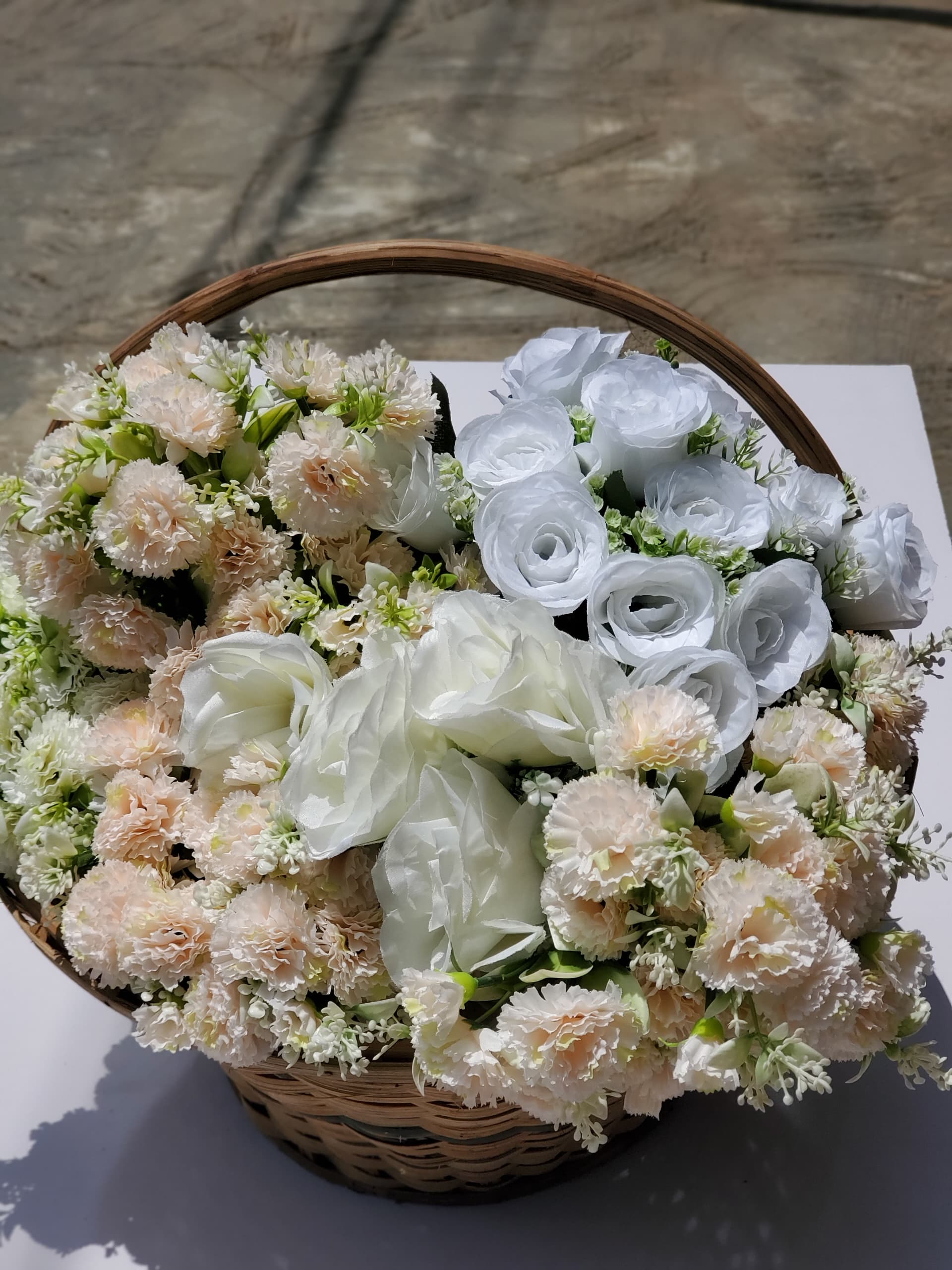 Elegant White & Cream Arrangement